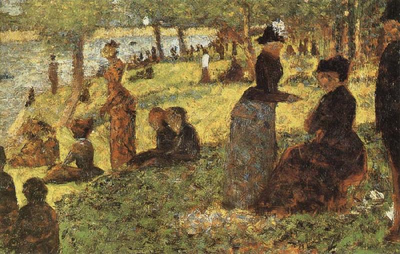 Georges Seurat The Grand Jatte of Sunday afternoon China oil painting art